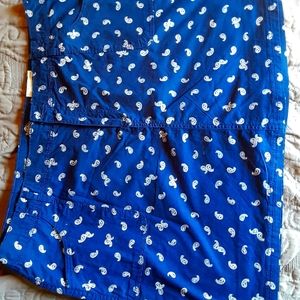 Navy blue Paisley St John Bay Skort